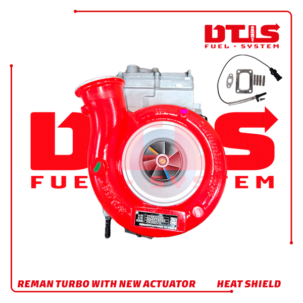 CUMMINS Holset 6.7 ISB #3798318RX HE351VE (2013-2017) – $2,900.00+$600.00 CORE – NEW CALIBRATED ACTUATOR & INSTALLATION ACCESSORY KIT INCLUDED - HEAT SHIELD - Image 2